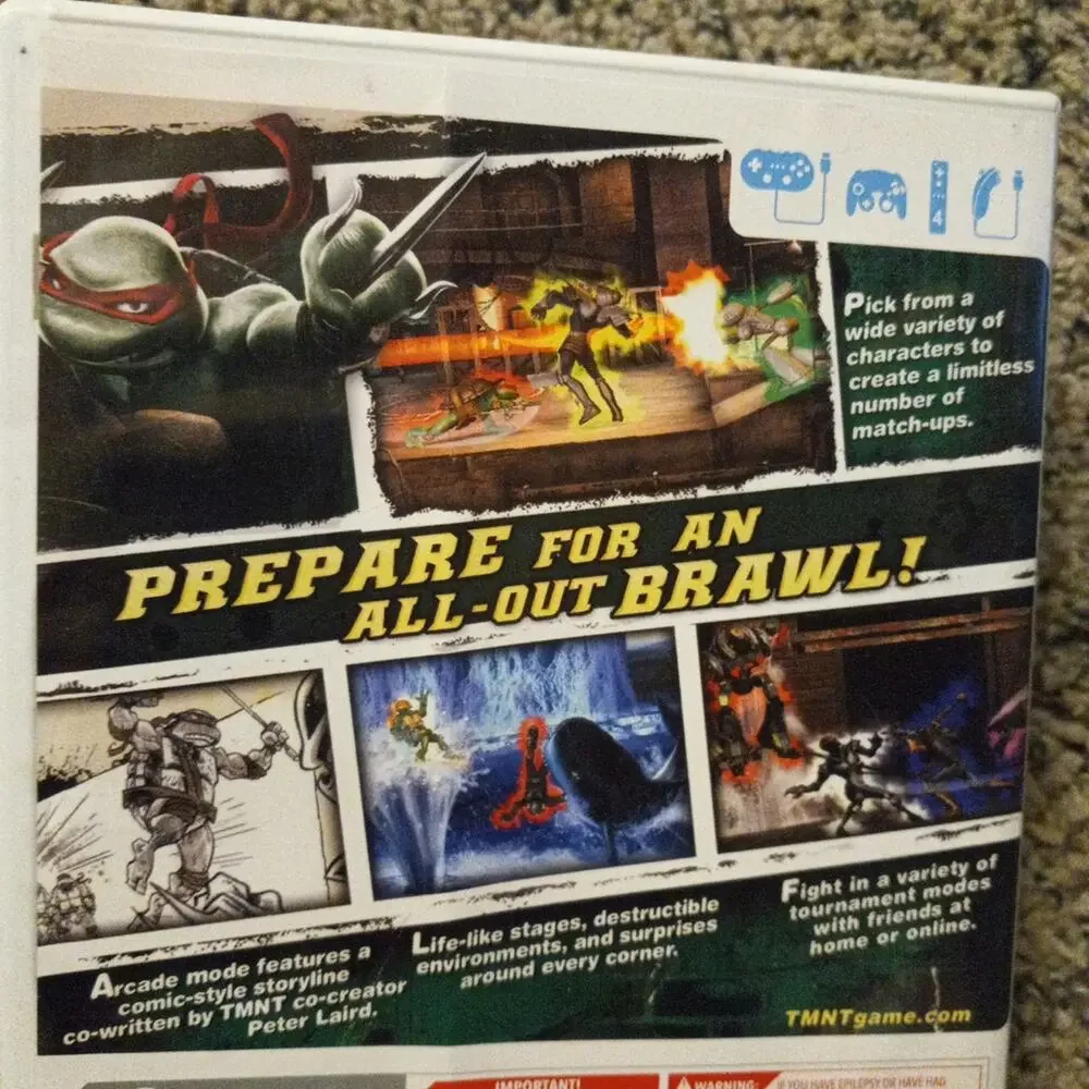Teenage Mutant Ninja Tuttles Wii
